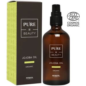 Pure = Beauty Jojoba Olie – 100 ml – 100% Natuurlijke Gezichtsolie, Lichaamsolie, Haarolie & Make-up Remover – Vegan