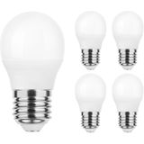 Modee - E27 LED Filament Lamp - Extra Warm Wit - 4.9W - 470lm - G45 - Vervangt 40W Gloeilamp - 5 stuks