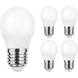 Modee - E27 LED Filament Lamp - Extra Warm Wit - 4.9W - 470lm - G45 - Vervangt 40W Gloeilamp - 5 stuks