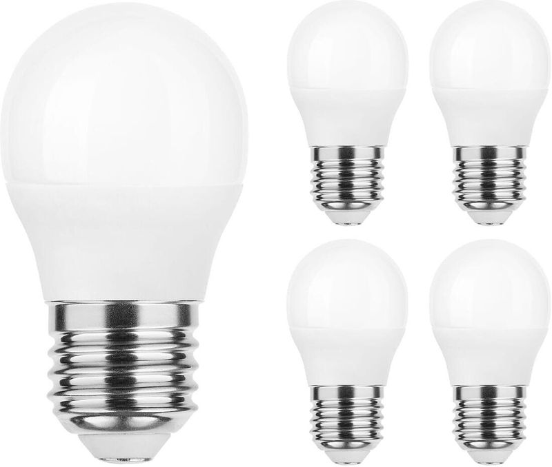 Modee - E27 LED Filament Lamp - Extra Warm Wit - 4.9W - 470lm - G45 - Vervangt 40W Gloeilamp - 5 stuks