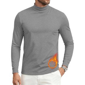 Sportshirt heren fleece coltrui lange mouwen snel drogend voor outdoor en hardlopen