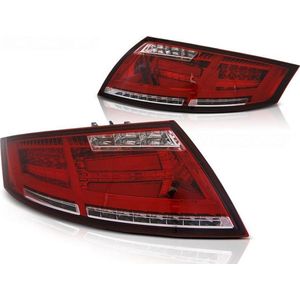 Achterlichten AUDI TT 04 06-02 14 ROOD HELDER LED STRIP