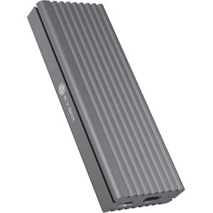 M.2 NVMe SSD Behuizing met USB 3.1 Gen2 en Koelsysteem - USB-C en USB-A