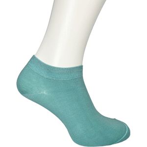 Sneakersokken - 1 paar - Zee groen - enkelsokken - unisex