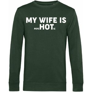 7431 - Sweater - My wife is...-Forest Green-XS