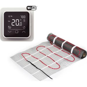 Ben Comforta Vloerverwarming met WIFI Klokthermostaat 2 m² Wit