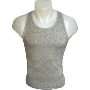 TransUndeez - extra strong chest binder - lang - grijs - L