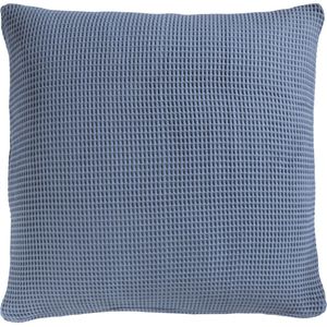 Heckett & Lane Wafel Kussensloop Katoen - 50x50cm - colonial blue