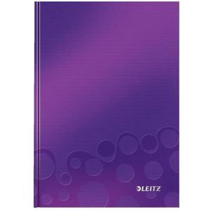 Leitz WOW notebook formaat 148 x 21 cm (A5) geruit 5 mm paars