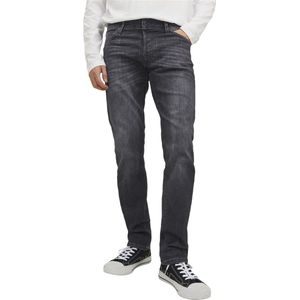 JACK & JONES Glenn Fox loose fit - heren jeans - zwart denim - Maat: 31/32