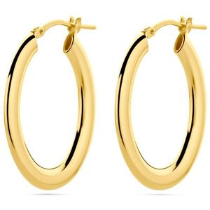 Zilver Verguld (Geel) Oorringen 1 Micron 2103646