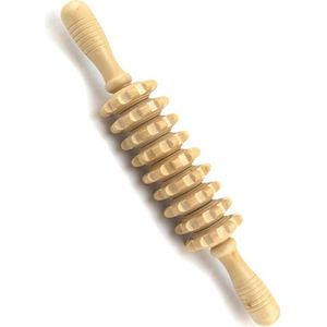 Houten Massage Tools - Therapie Massage Roller - Wood Roller Massager - Handmatige Massage Roller Stick voor Lichaam Ontspanning