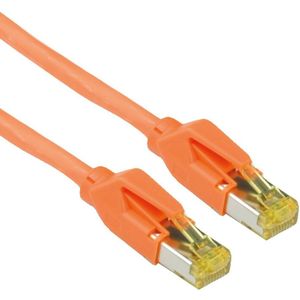 Draka UC900 premium S/FTP CAT6a 10 Gigabit netwerkkabel / oranje - 1 meter