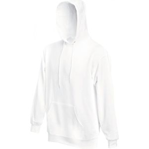 Fruit of the Loom - Classic Hoodie - Wit - 4XL