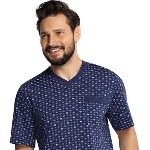 Marineblauwe heren shortama Comte