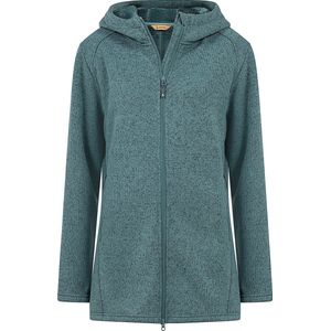 Life Line Vest Yara groen gebreid+capuchon - maat 40