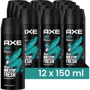 Axe Bodyspray Apollo 150ML - 12 Stuks - Voordeelverpakking