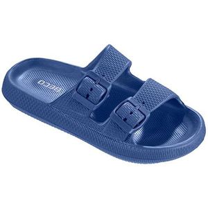 BECO kinder badsandalen Airkiss - donkerblauw - maat 30