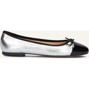 Inuovo - A94001 - Ballerina - Zilverkleurig - Leer