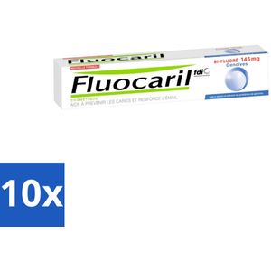 Fluocaril - Tandpasta - Met Fluoride - 75 ml - Bulkverpakking - 10 stuks
