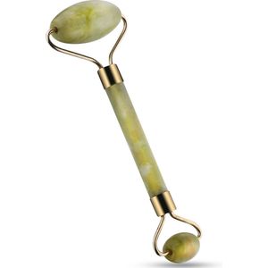 New Age Devi - Jade Roller - Gezichtsmassage Roller - 2 Stuks - Groen