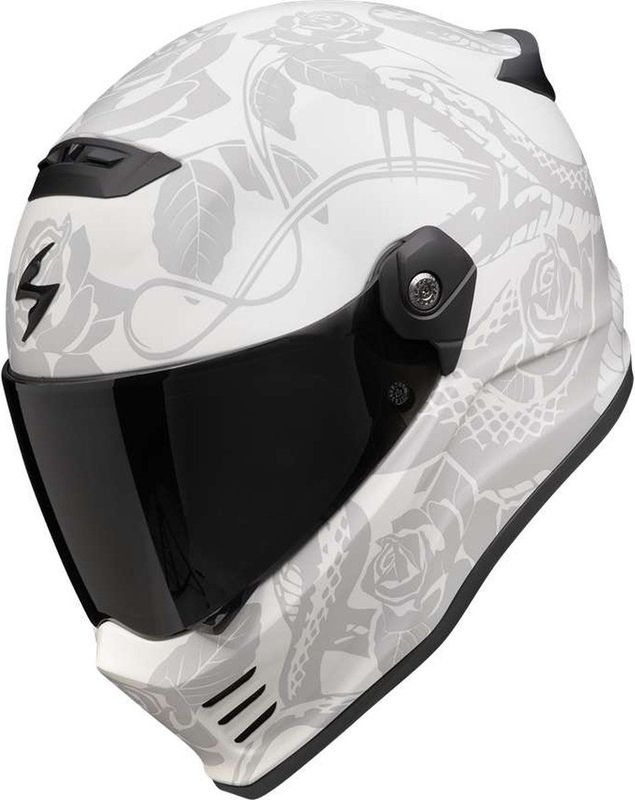 Scorpion - Covert FX Dragon - Helm - Mattight Grey Silver - Glasvezel Aramide Polyresin