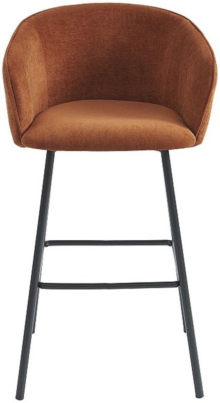 LAZONI - Krukken - Terracotta - Set van 2 - Stof en Zwart Metaal