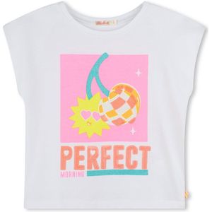 Billieblush - U21038 - Mouwloos T-shirt - Wit - 4 Years - Meisjes