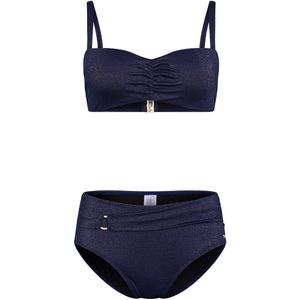 Pastunette Bikini Glam - Bandeau - Blauw - Maat 36