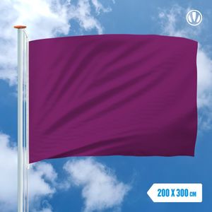 Paarse vlag 200x300cm