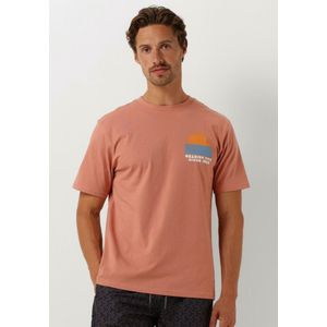 Shiwi Men Sunset T-shirt Polo's & T-shirts Heren - Polo shirt - Roze - Maat XXL