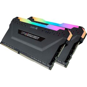 16GB DDR4 3200MHz C16 XMP 2.0 Enthousiast RGB LED-Verlichting Geheugenset Zwart-Wit - Vengeance RGB PRO - CMW16GX4M2C3200C16