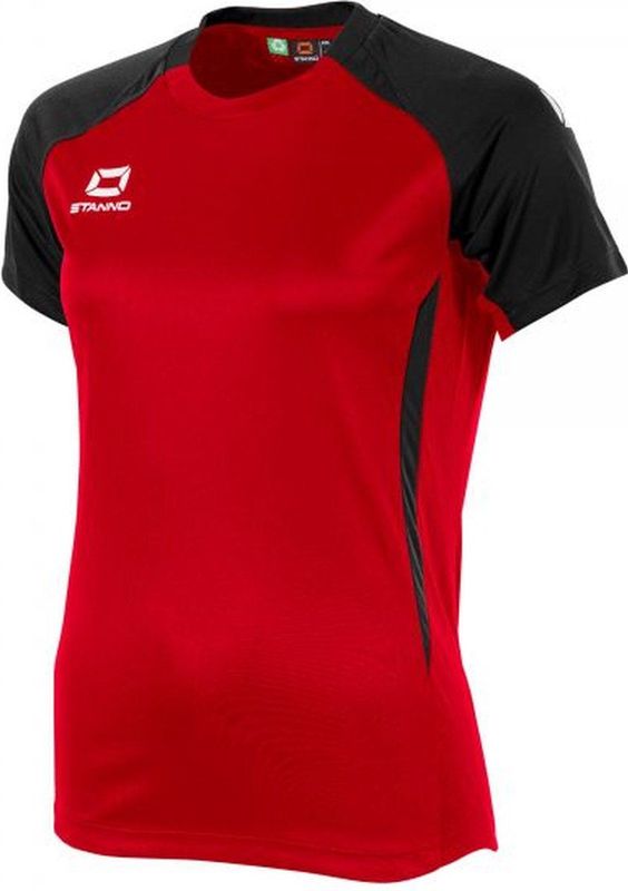Stanno - Stadio - T-Shirt - Rood - Dames