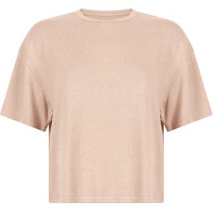 Hunkemöller - Pyjamatop - Beige - Geborstelde Jersey