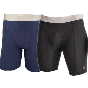 Embrator 2-stuks mannen Boxershorts lange pijpen mix maat 3XL