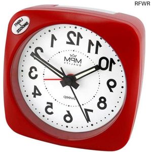 RFWR® Analoge wekker zonder tikkende geluiden met sluimer- en nachtlichtfunctie