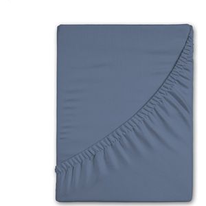 Good Morning - Flanellen Hoeslaken - Ice Blue - 180x200 cm - 2 Persoons - 100% Katoen