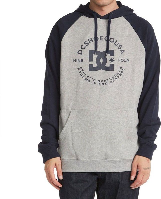 Dc Shoes Dc Star Pilot Raglan Hoodie Grijs S Man