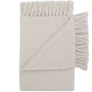 Yellow Plaid Navia (Silver Grey) - 140x200 cm