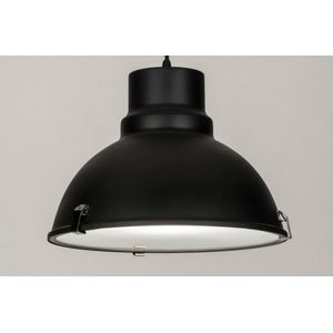 Lumidora Hanglamp 73734 - ALUINO - E27 - Zwart - Metaal - ⌀ 38 cm