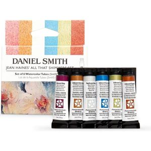 Daniel Smith Aquarelverf - Set van 6 tubes Aquarel Verf - Watercolour 5ml Jean Haines ""All That Shimmers"" Set with 6 Tubes