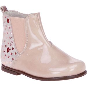 Beberlis Roze Enkellaars Hartjes