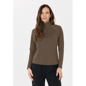 Athlecia Functioneel shirt  bruin / olijfgroen