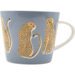 Scion Living Bucket mug - Beker - 350ml - Leopard -