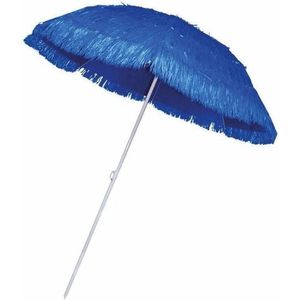 Rieten Strand Parasol Blauw