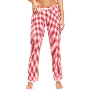 Pussy Deluxe - Red Plaid Pyjamabroek - S - Rood