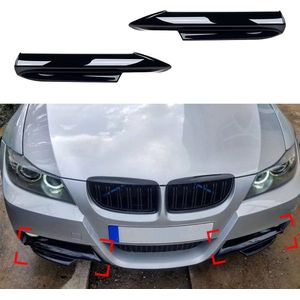 Splitter voorspoiler spoiler lip passend voor BMW 3 serie E90 E91 pre-LCI met M-Tech pakket