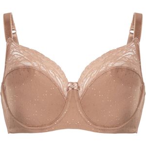Hunkemöller Dames Lingerie Niet-voorgevormde beugel bh Sophie - Bruin - maat C75