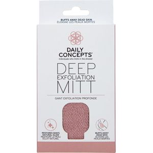 Daily Concepts | SCRUBHANDSCHOEN | Wellness |Handschoen | lichaam Scrub | spa | relax | Diepe Reiniging