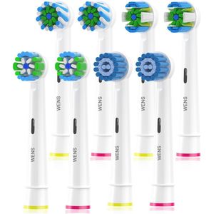 Sensitive Opsteekborstels voor Elektrische Tandenborstels - 8 Stuks - Geschikt voor Pro1000, Pro2000 en Meer